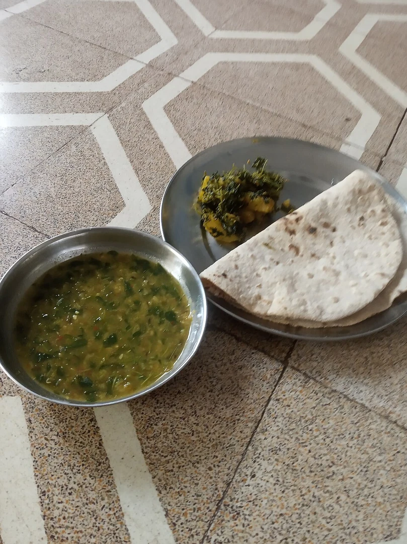 भारतीय दाल और रोटी